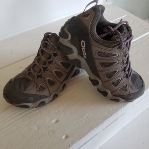 Oboz hiking boots.
